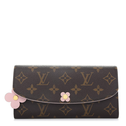 Louis Vuitton Monogram Bloom Flower Emilie Wallet 1 of 8
