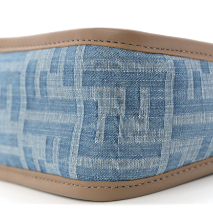 Fendi Denim Jacquard Vitello Grace FF 1974 Mini Fendessence Shoulder Bag Denim Sand 10 of 10