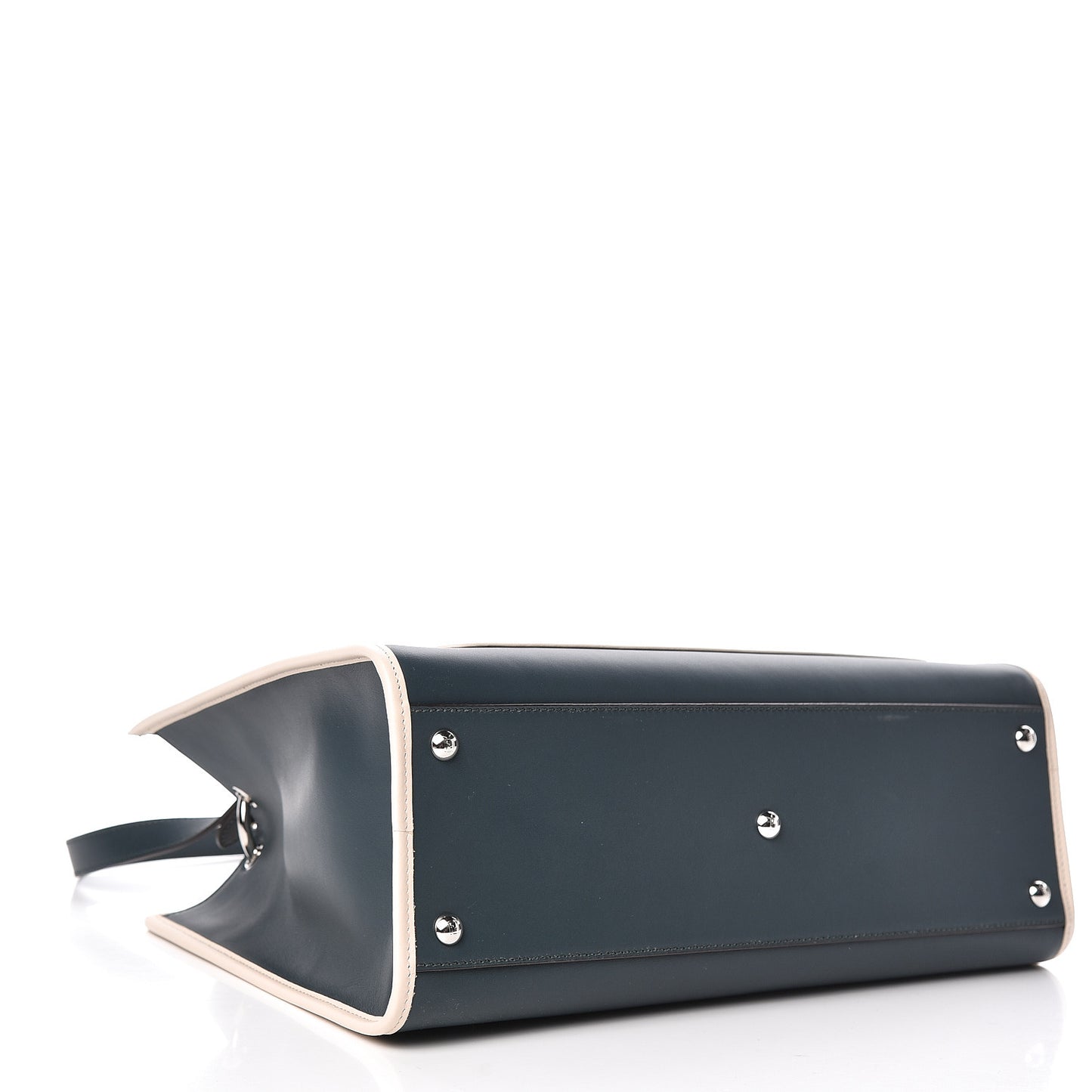 Vitello Century Opaco F is Fendi Bi-Color Regular Runaway Satchel Amazzonia Camelia