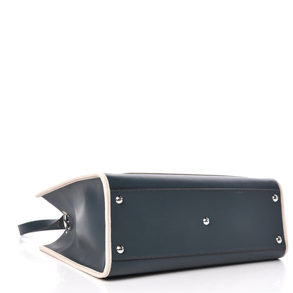 Fendi Vitello Century Opaco F is Fendi Bi-Color Regular Runaway Satchel Amazzonia Camelia 4 of 11