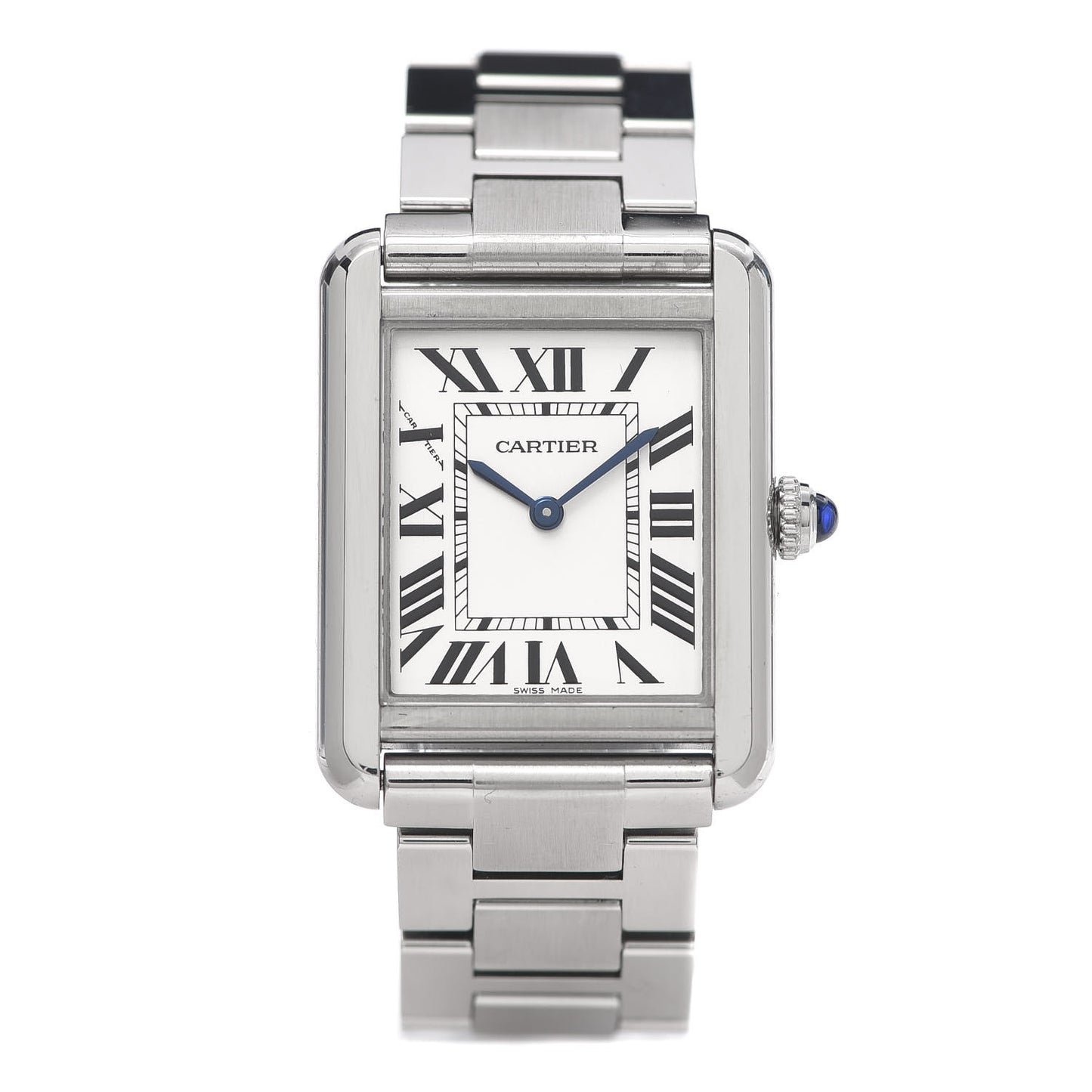 Stainless Steel 24mm Tank Solo Quartz Watch