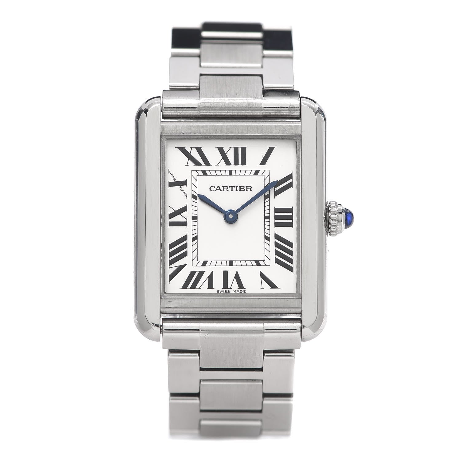 Cartier Stainless Steel 24mm Tank Solo Quartz Watch 1 of 8