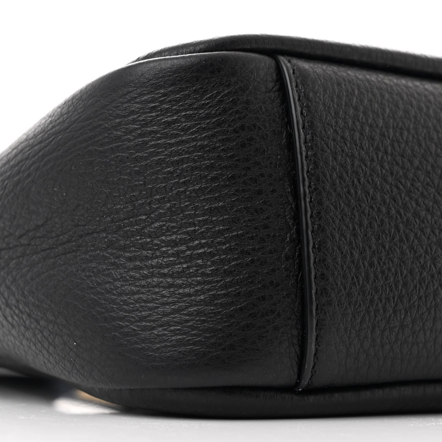 Grained Calfskin Baby Le 5 A 7 Supple Hobo Black