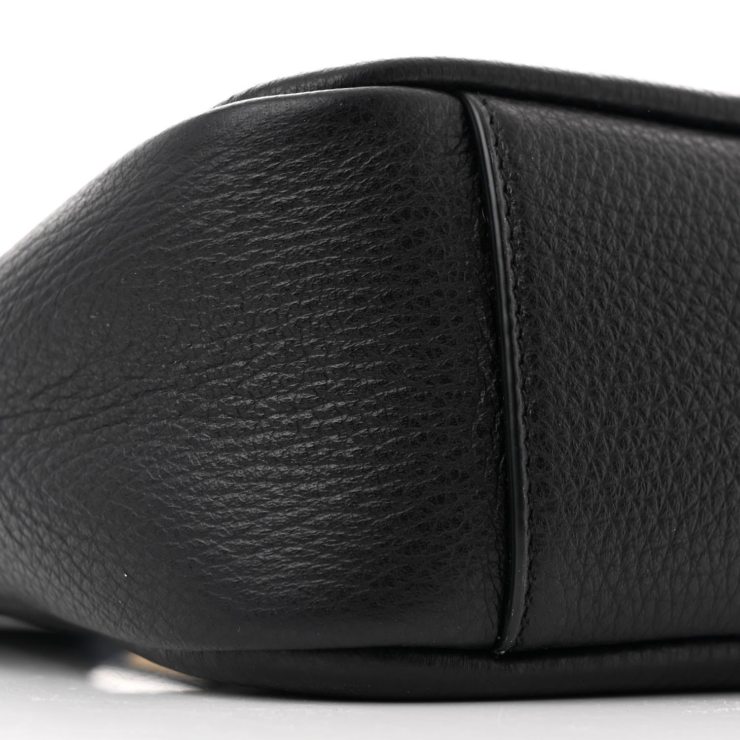 Saint Laurent Grained Calfskin Baby Le 5 A 7 Supple Hobo Black 10 of 11