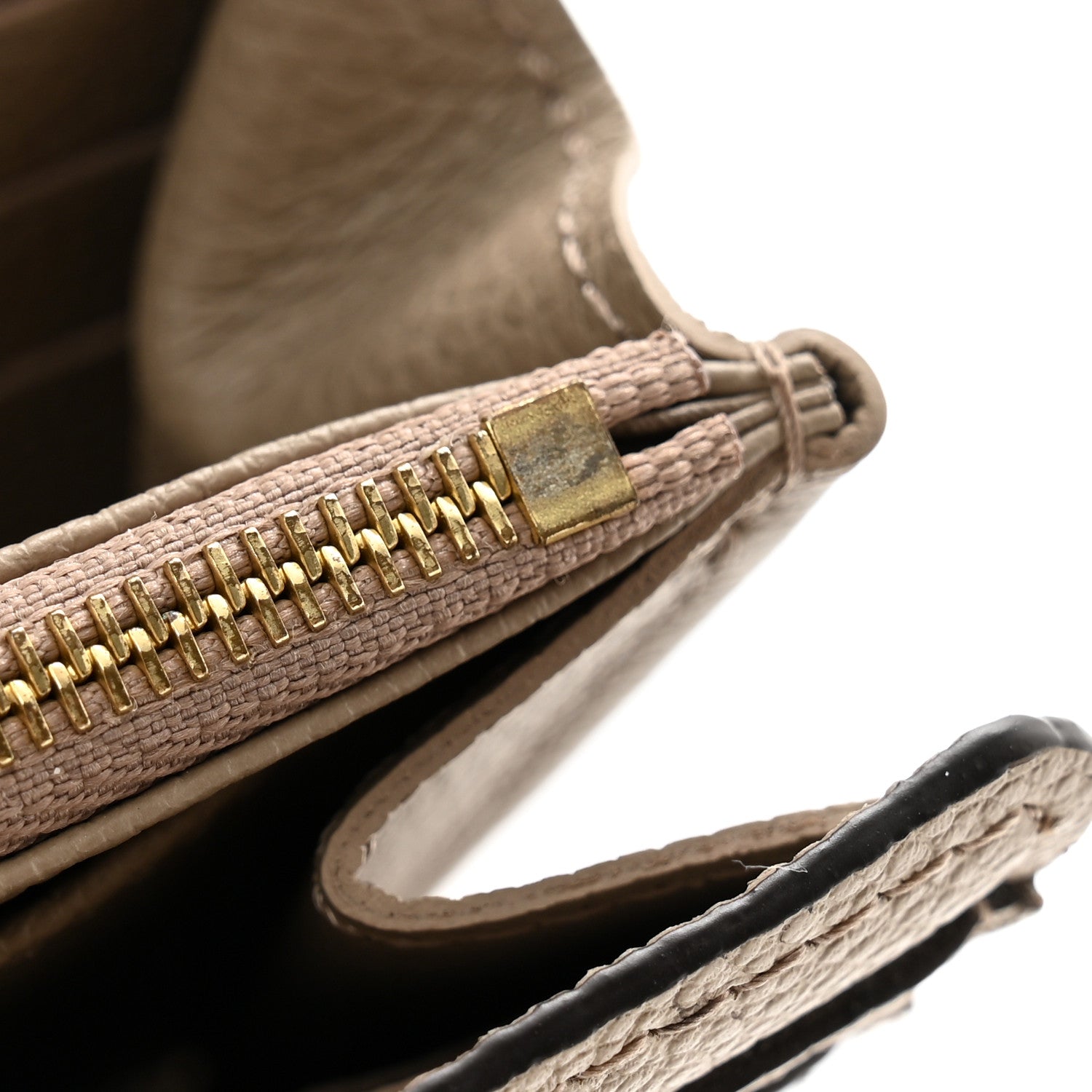 Louis Vuitton Empreinte Monogram Giant Sarah Wallet Tourterelle Creme 8 of 9