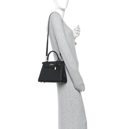 Hermes Togo Kelly Retourne 25 Black 2 of 14