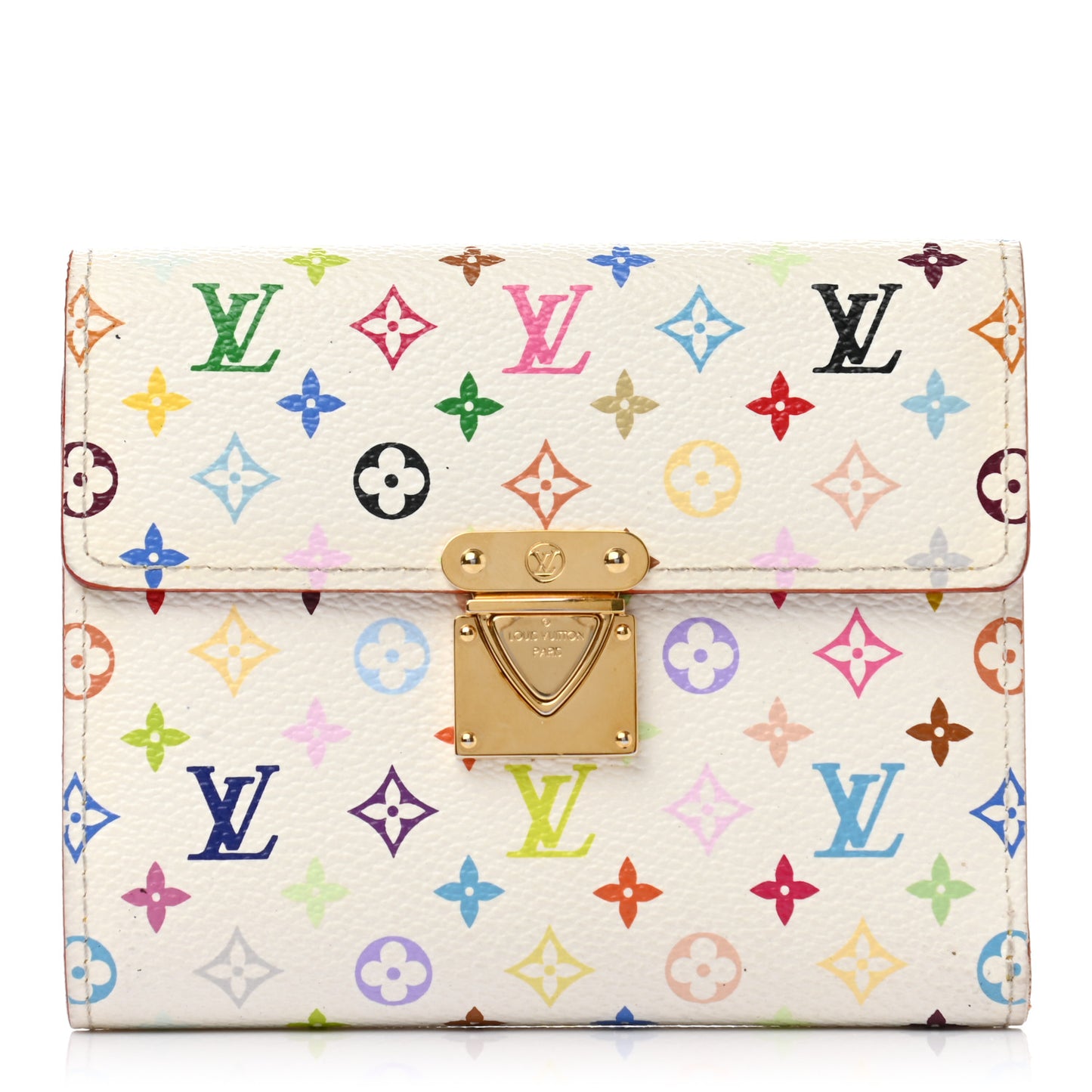 Monogram Multicolor Koala Wallet White