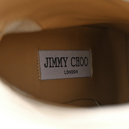 Jimmy Choo Patent Crystal Oriel 95 Boots 36 White 7 of 15