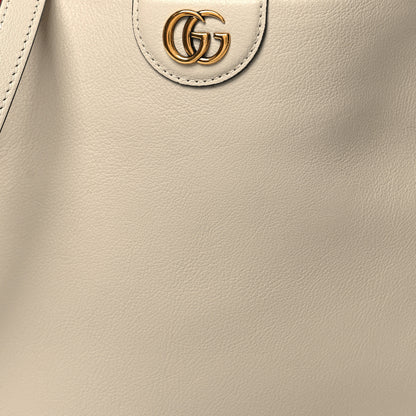 Gucci Softy Wonka Textured Dollar Calfskin Medium Diana Bamboo Shoulder Bag Mystic White Hibiscus Red 8 of 10