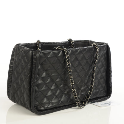 Chanel Calfskin Quilted Istanbul Small Tote Black 3 of 7