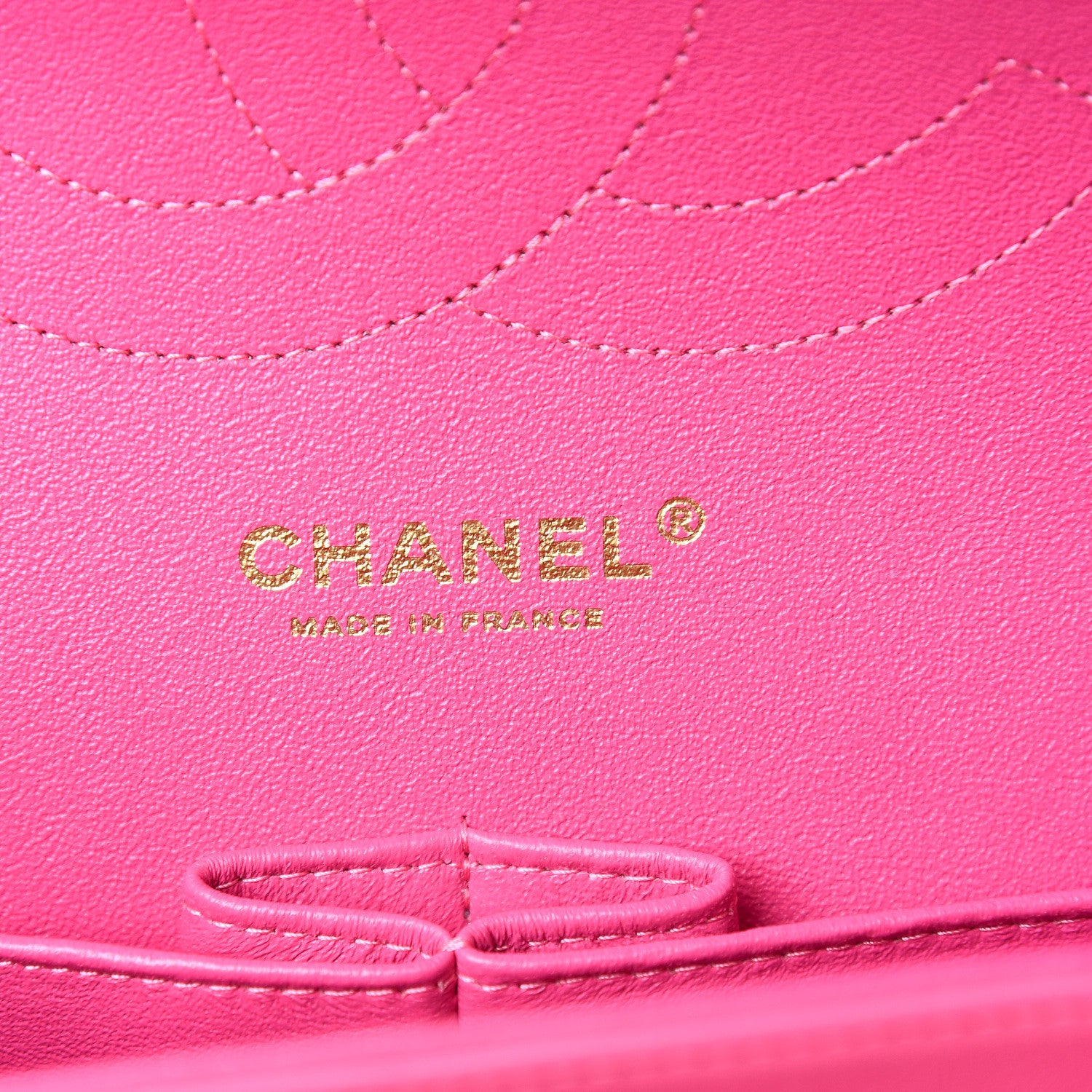 Chanel Lambskin Chevron Quilted Jumbo Double Flap Pink 6 of 14