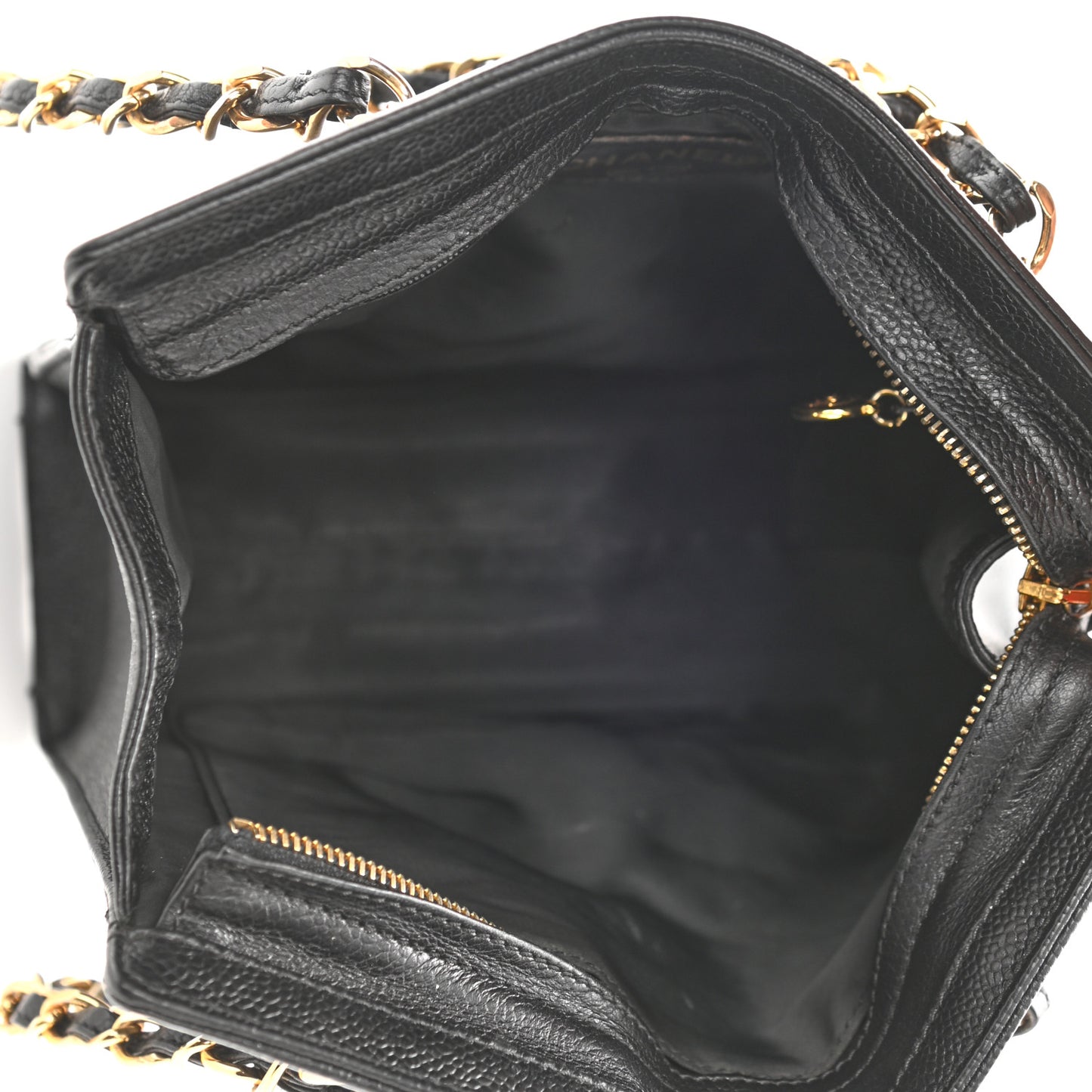 Caviar CC Shoulder Bag Black