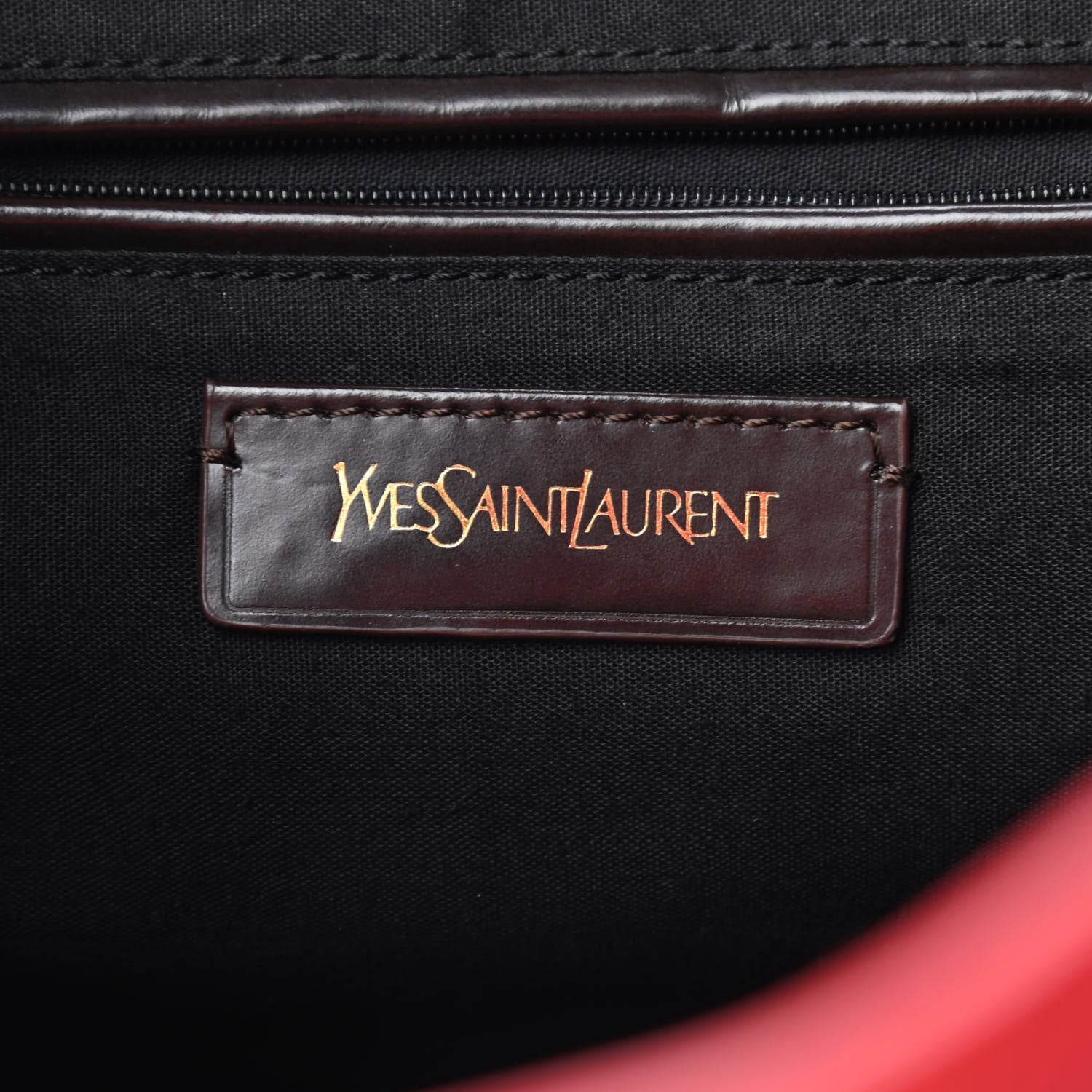 Saint Laurent Sheepskin Medium Cabas ChYc Red 5 of 10
