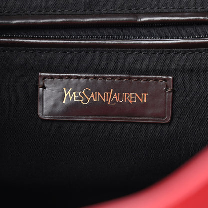 Saint Laurent Sheepskin Medium Cabas ChYc Red 5 of 10