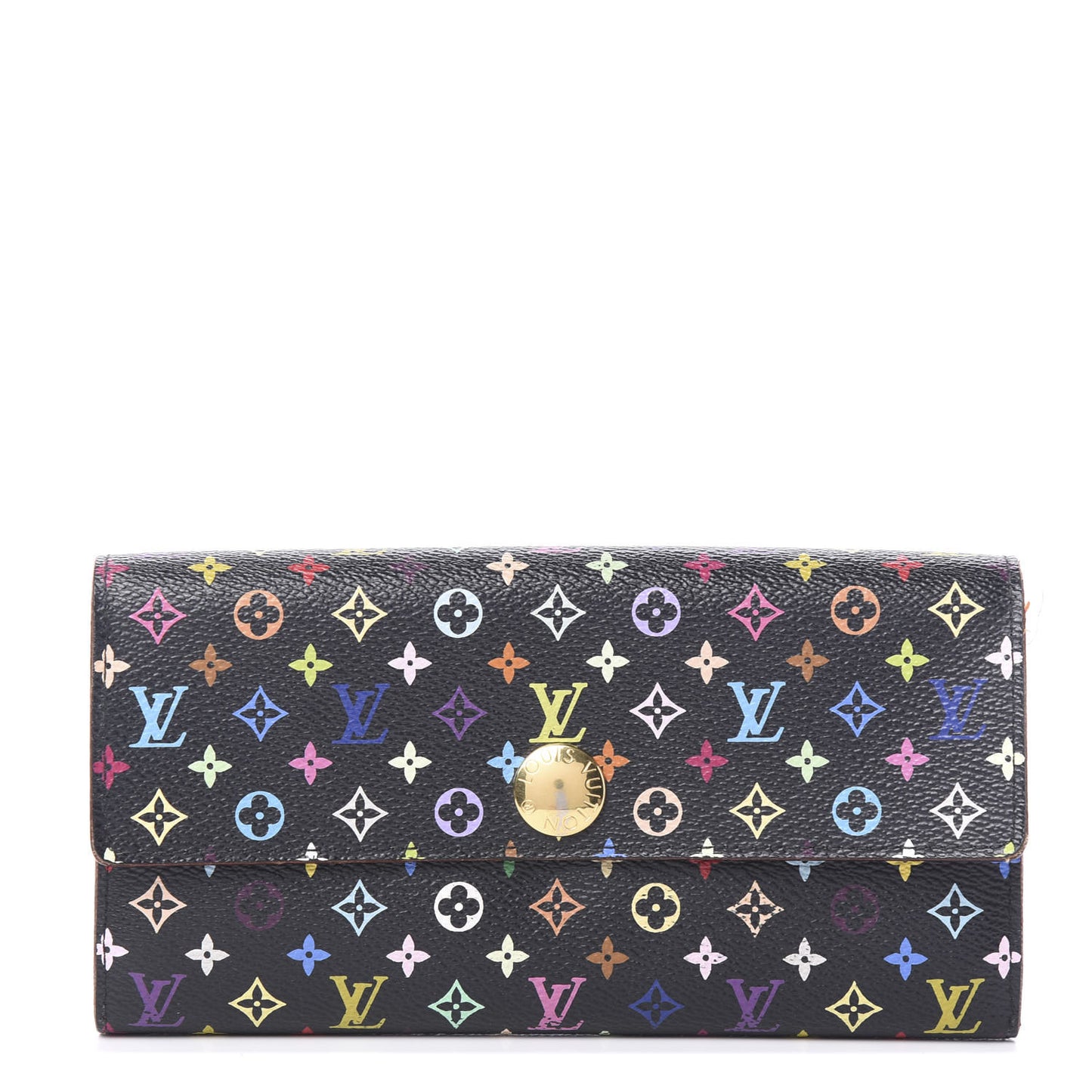 Monogram Multicolor Sarah Wallet Black Grenade