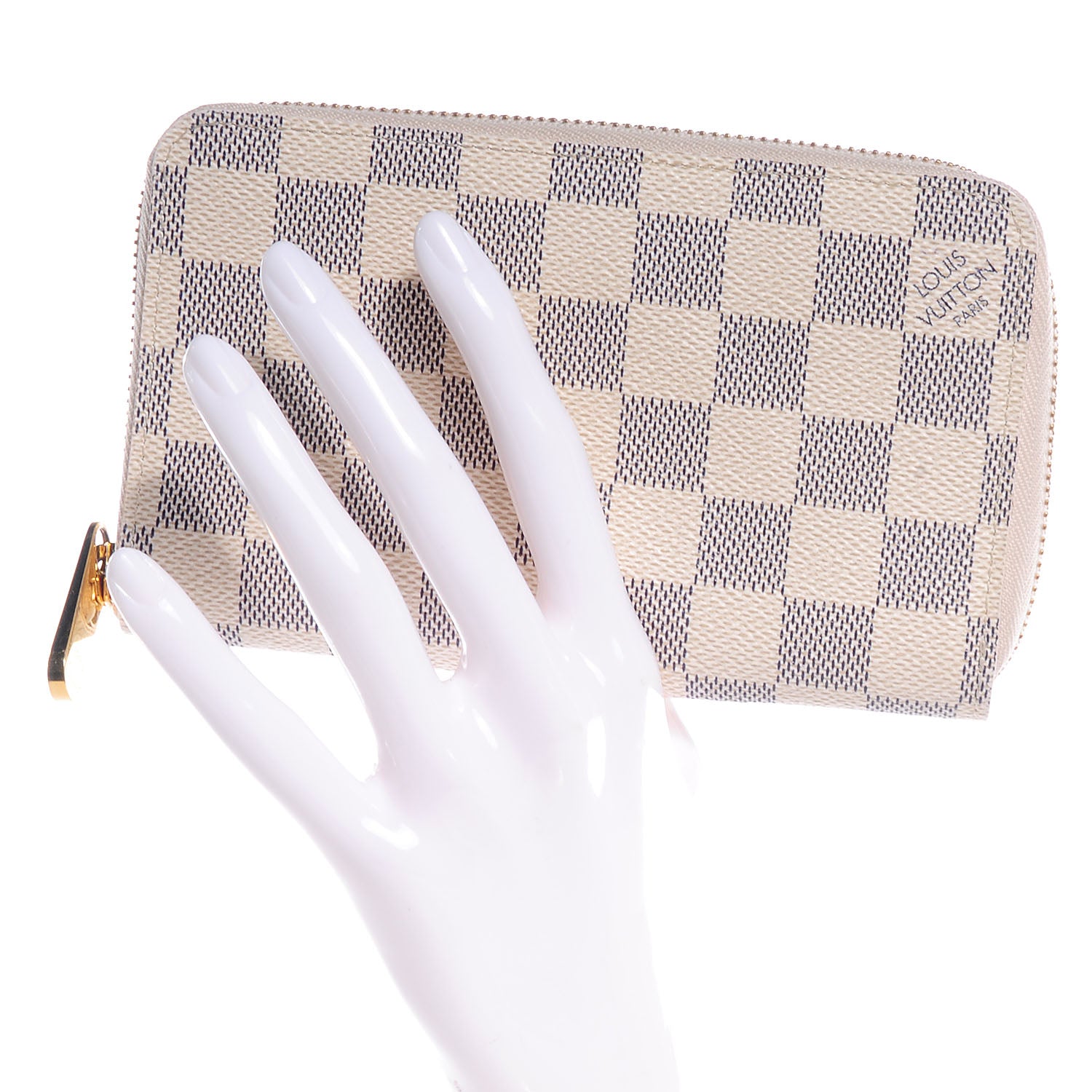Louis Vuitton Damier Azur Compact Zippy Wallet 2 of 7