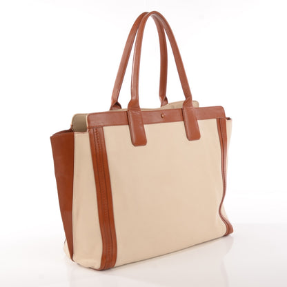 Chloe Calfskin Medium Alison East West Tote Husky White Tan 3 of 11