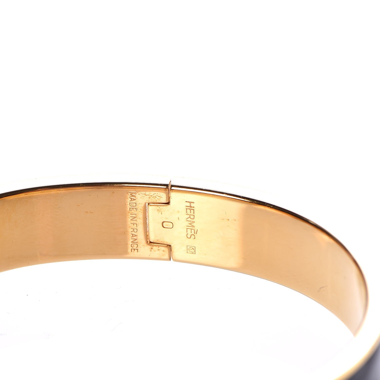 Hermes Enamel Narrow Clic Clac H Bracelet GM Black 4 of 6