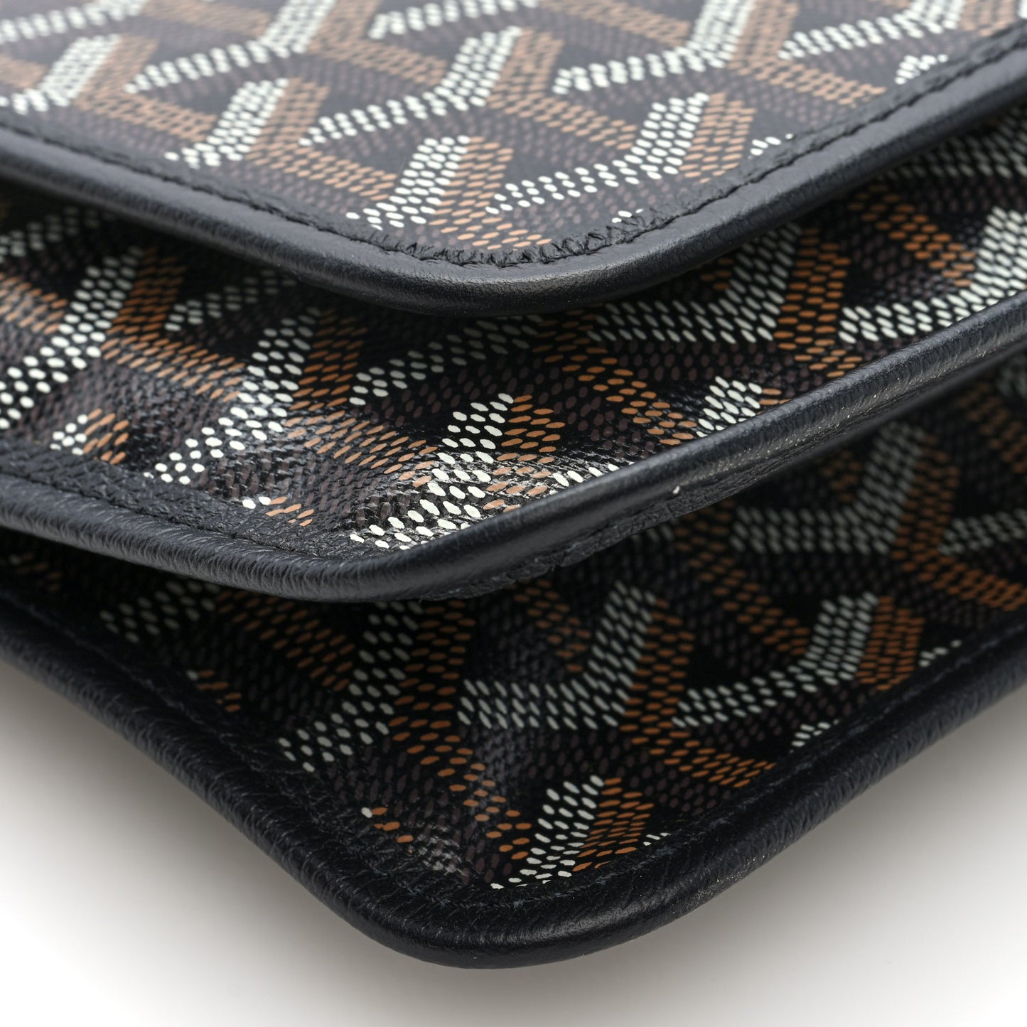 Goyardine Plumet Wallet Clutch Black