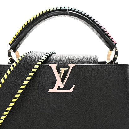Louis Vuitton Taurillon Capucines PM Rainbow Black 7 of 9