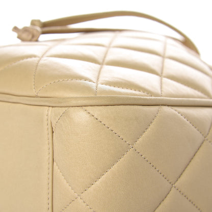 Chanel Lambskin Quilted Drawstring Shoulder Bag Beige 10 of 13