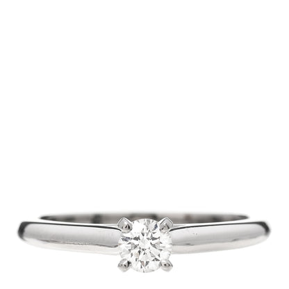 Cartier Platinum Diamond .21ct Solitaire 1895 Engagement Ring 49 4.75 1 of 8