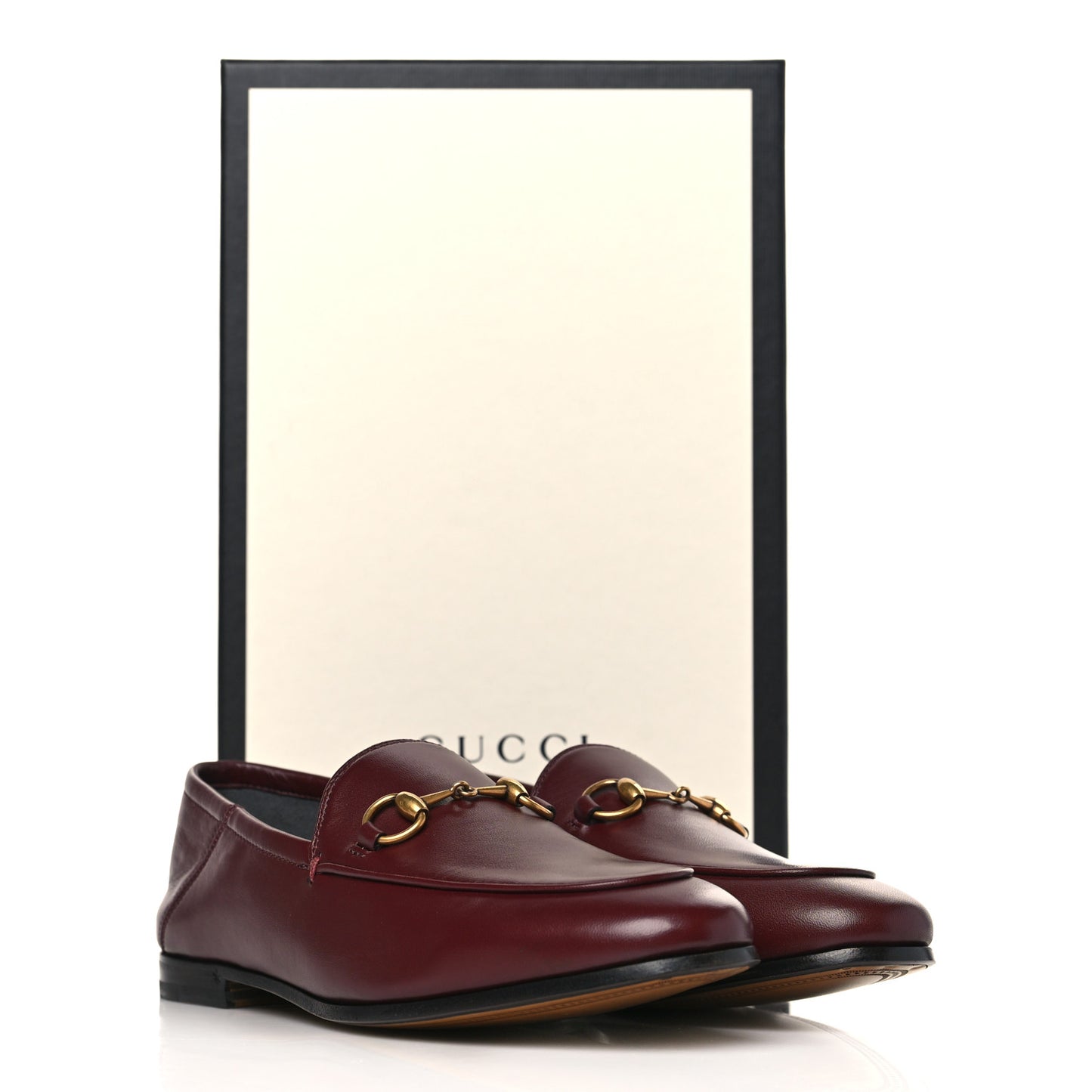 Lambskin Womens Brixton Horsebit Loafers 37 Vintage Bordeaux