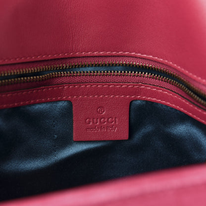 Gucci Velvet Matelasse Blind for Love Embroidered Medium GG Marmont Shoulder Bag Light Raspberry Rose Multicolor 6 of 11