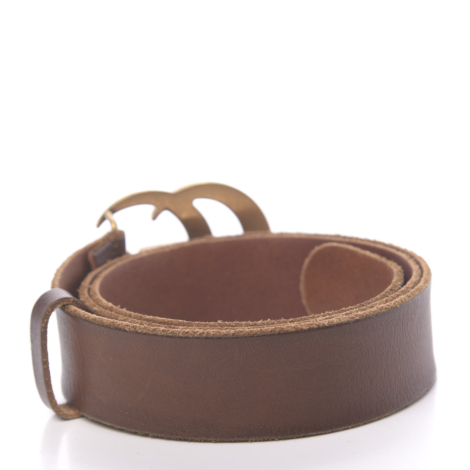Gucci Faded Calfskin Double G 40mm Belt 90 36 Cuir 2 of 5
