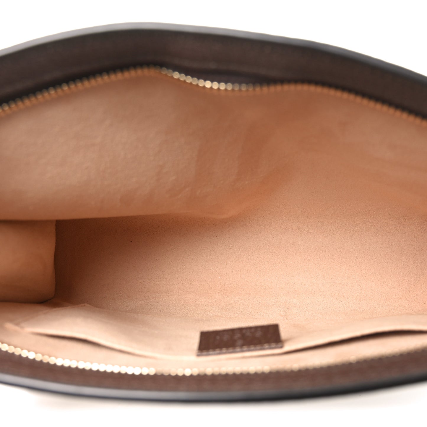 GG Supreme Monogram Web Ophidia Pouch Brown