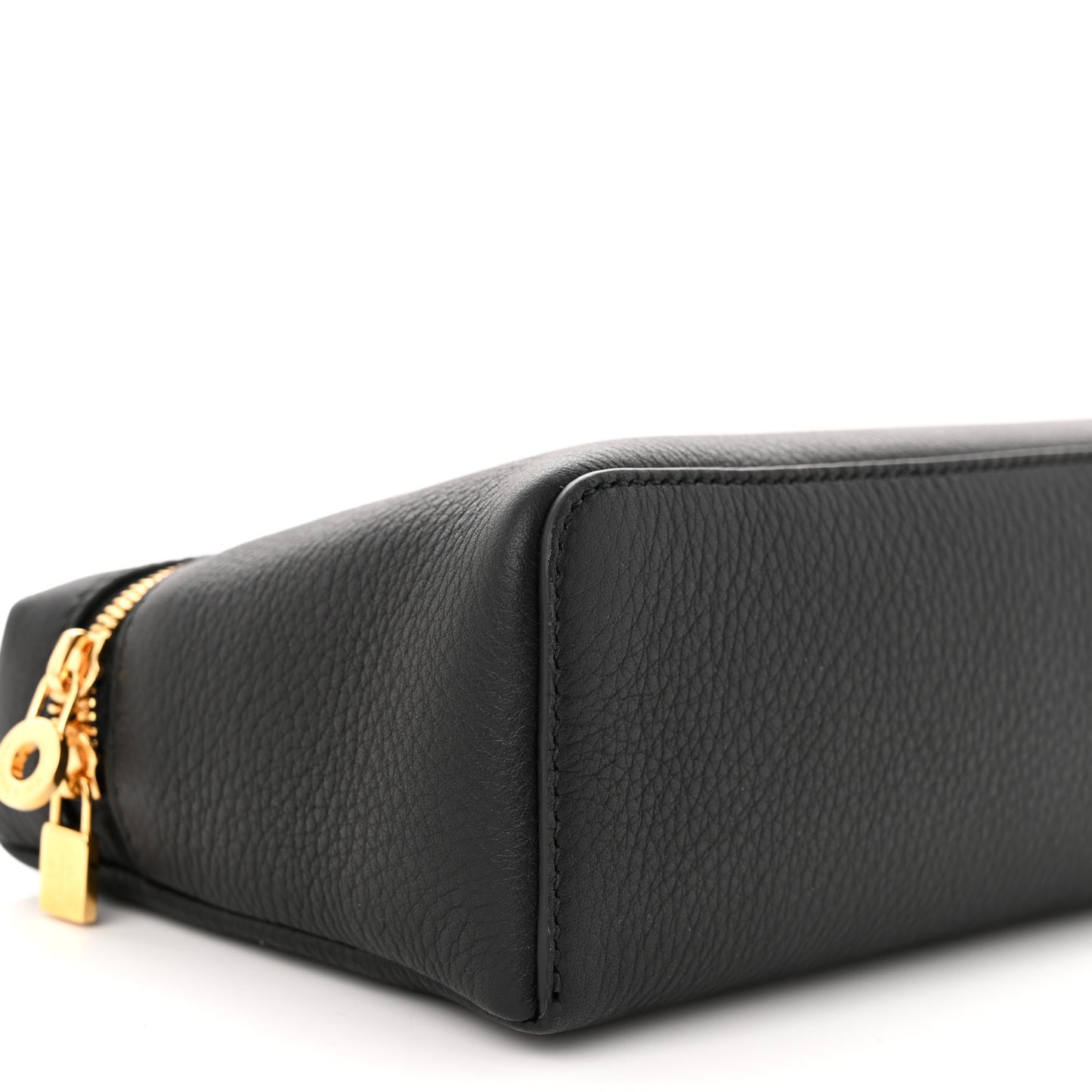 Grained Calfskin L19 Extra Pocket Pouch Black