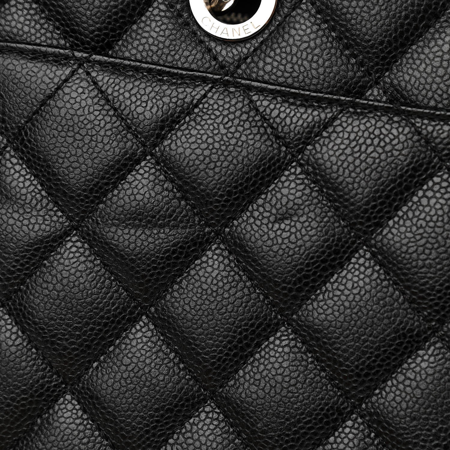 Chanel Caviar Quilted XL Grand Shopping Tote GST Black 13 of 14