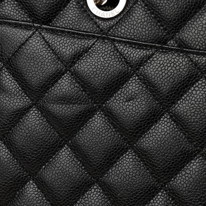 Chanel Caviar Quilted XL Grand Shopping Tote GST Black 13 of 14