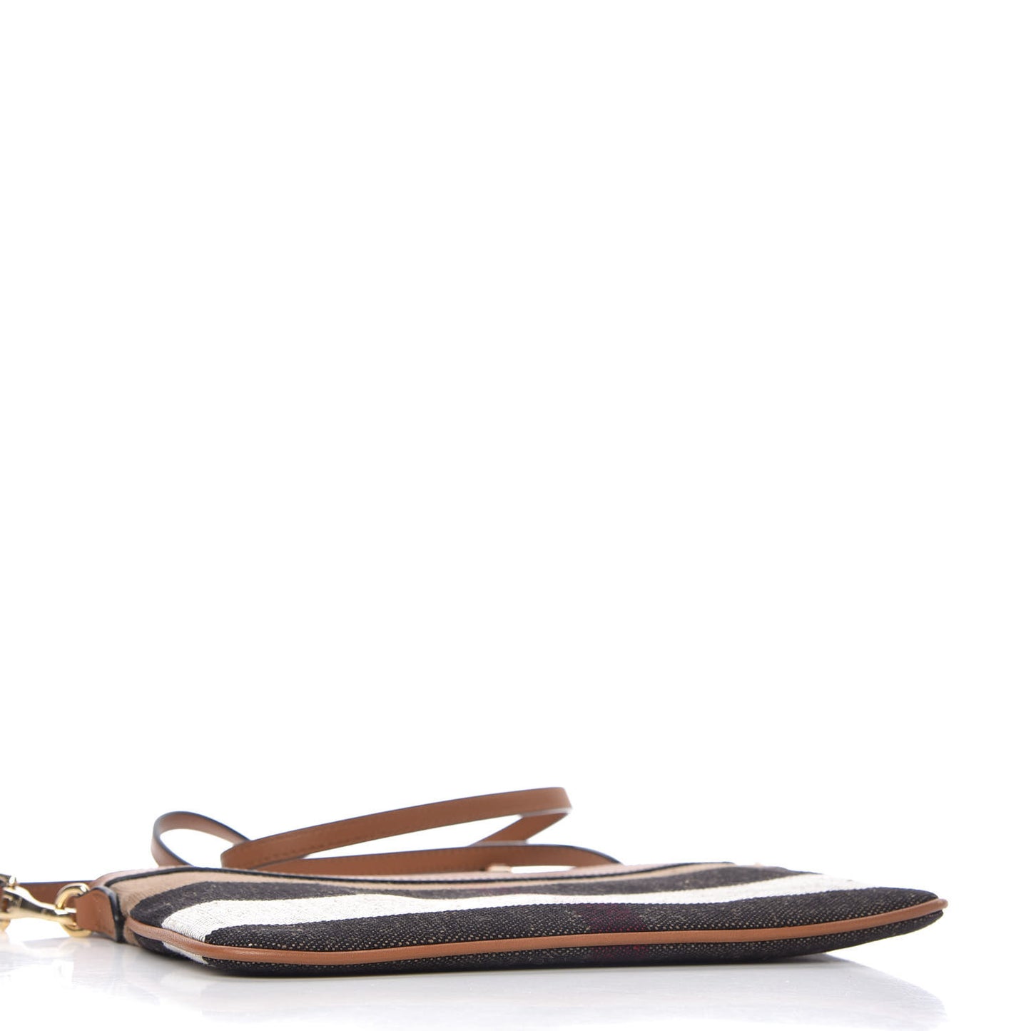 Mega Check Peyton Crossbody Clutch Bag Tan