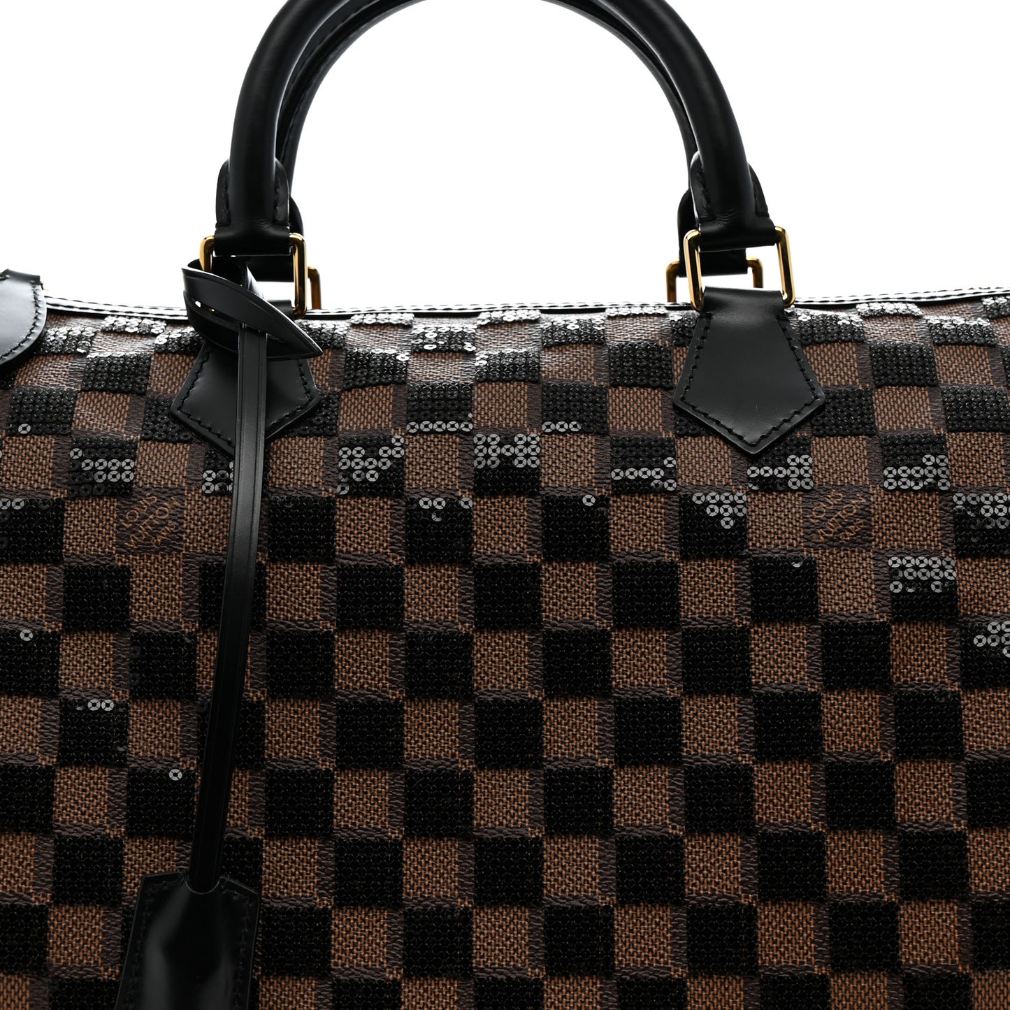 Damier Paillettes Speedy 30 Black