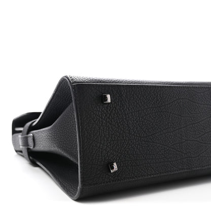 Delvaux Crispy Calfskin GM Tempete Satchel Black 9 of 10