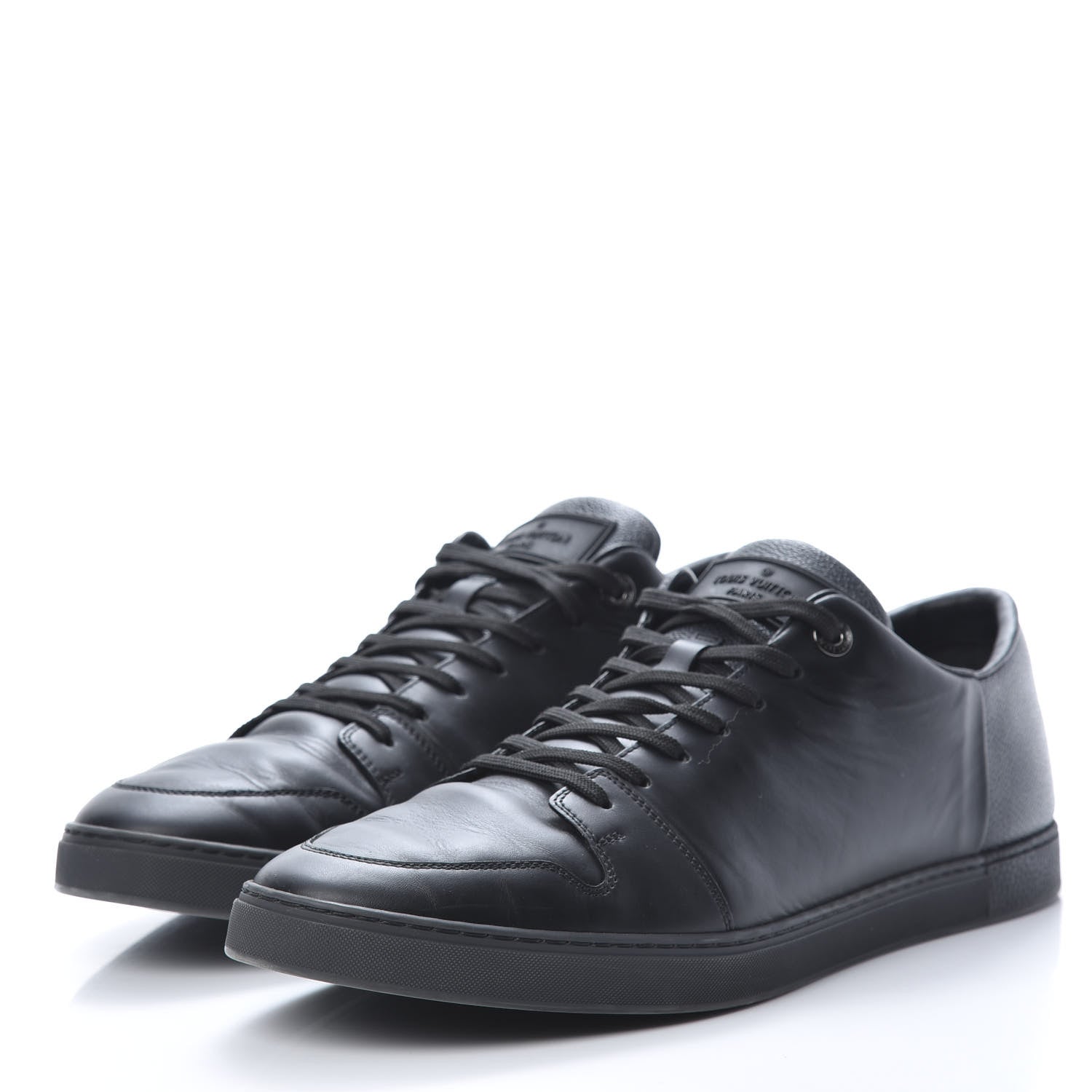 Louis Vuitton Calfskin Damier Graphite Line Up Sneaker 11 Black 3 of 7