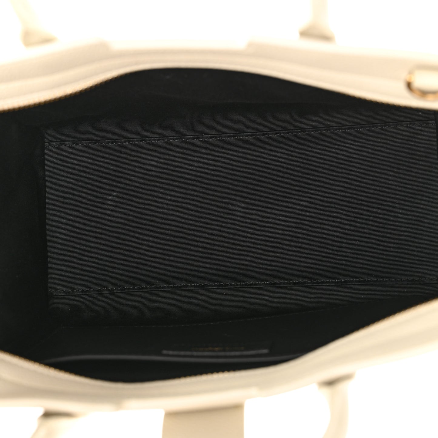Calfskin Baby Monogram Downtown Cabas White