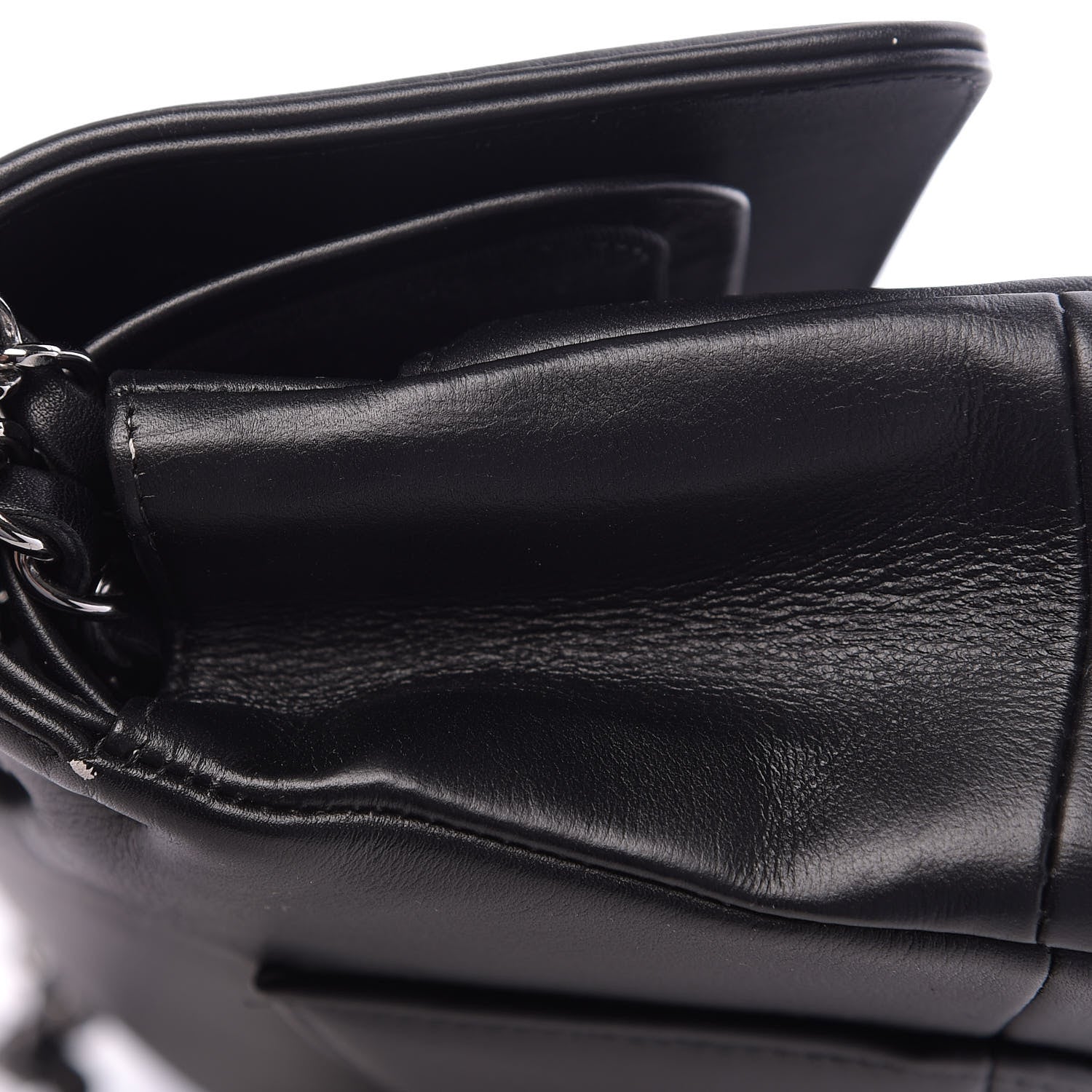 Chanel Calfskin Medium Classic Pure Double Flap Black 19 of 20