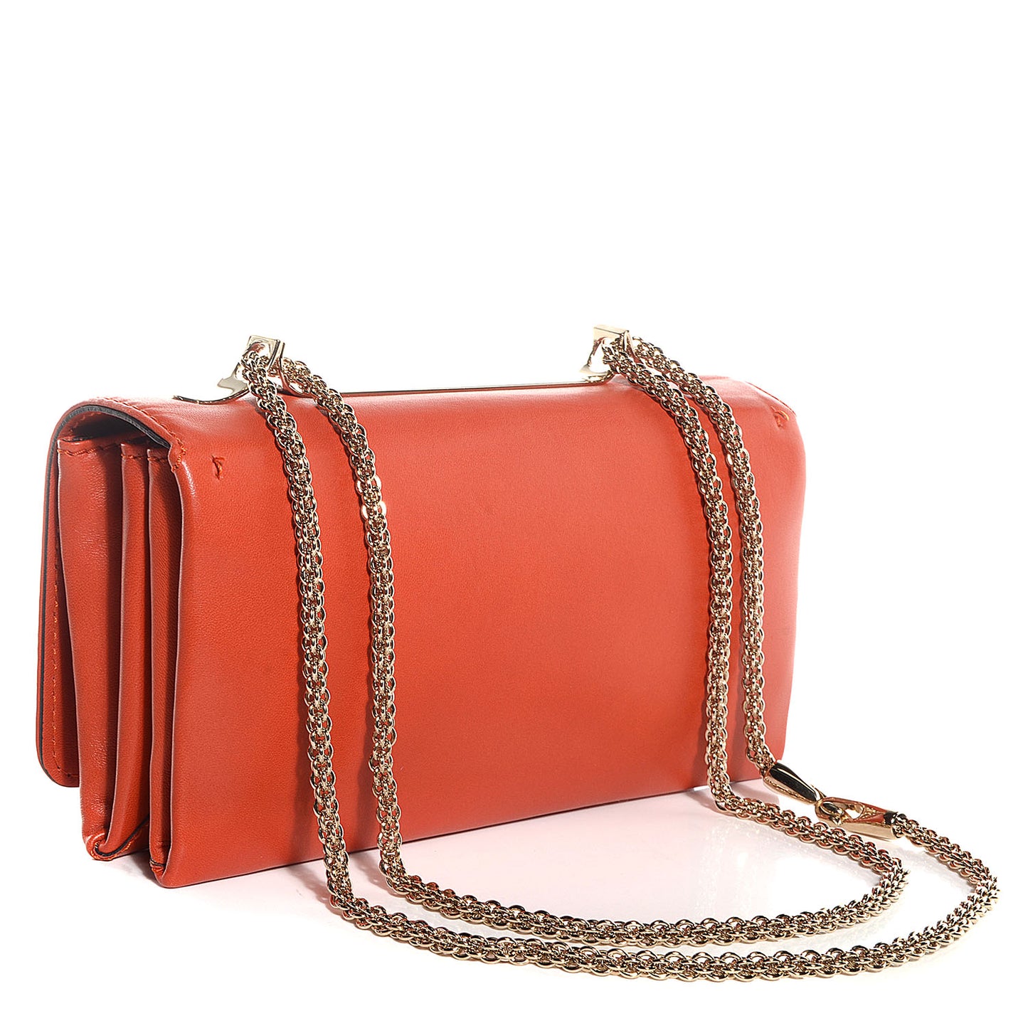 Vitello Va Va Voom Shoulder Bag Orange