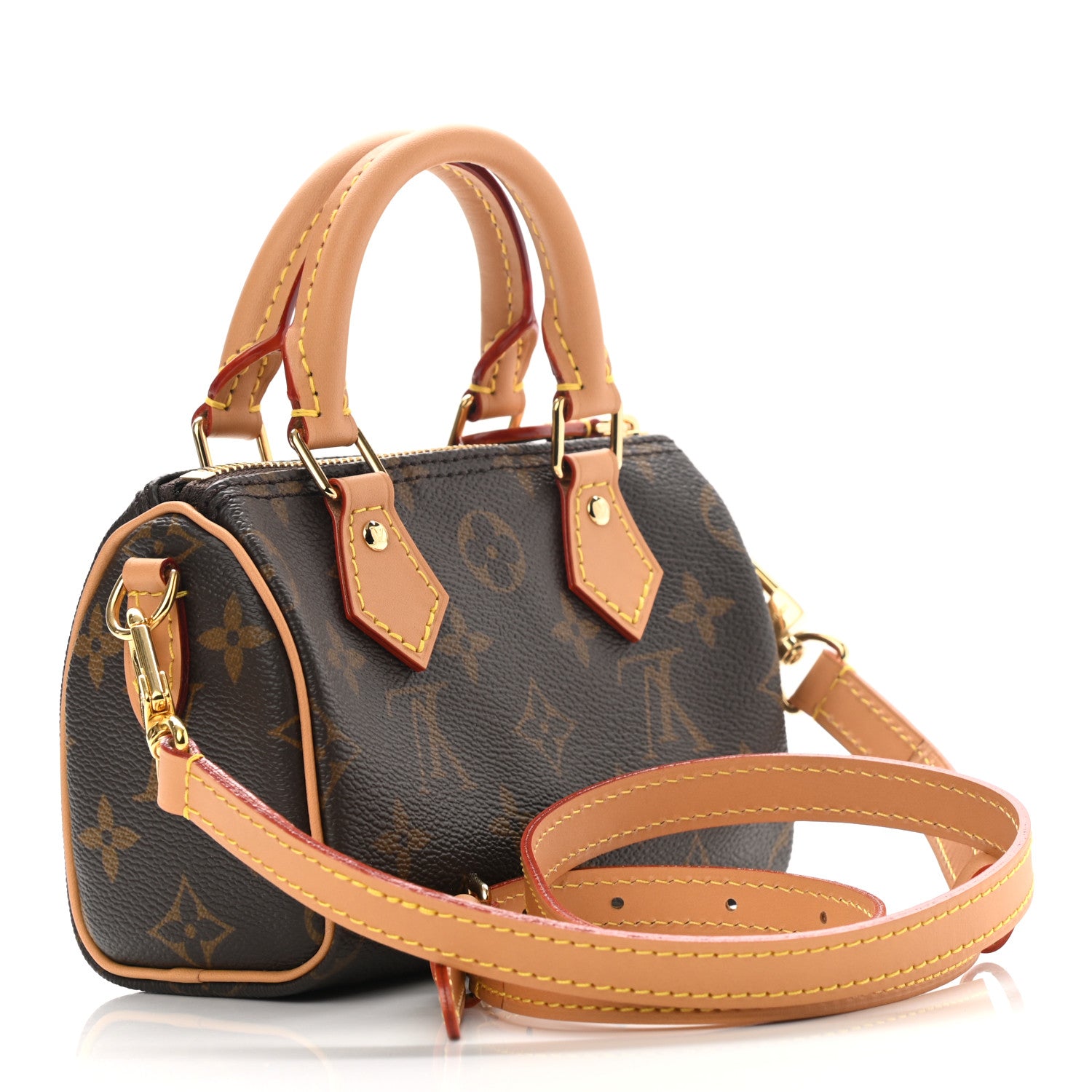 Louis Vuitton Monogram Nano Speedy Bandouliere 3 of 10