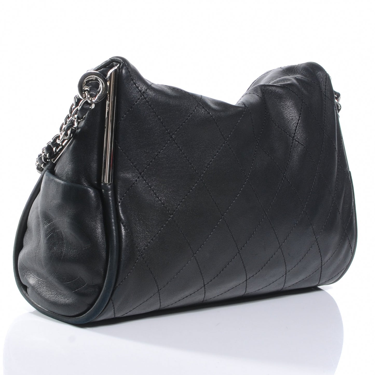 Lambskin Medium Ultimate Soft Tote Black