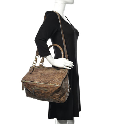 Givenchy Tumbled Sheepskin Medium Pandora Charcoal 2 of 11