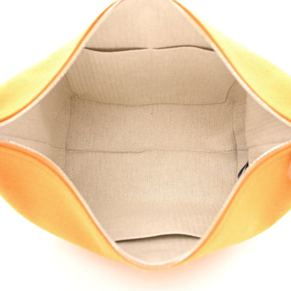 Hermes Wool Large Bride-A-Brac Pouch Coral Ocher Blue 5 of 12