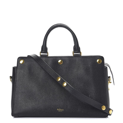 Mulberry Small Classic Grain Stud Tote Black 1 of 8