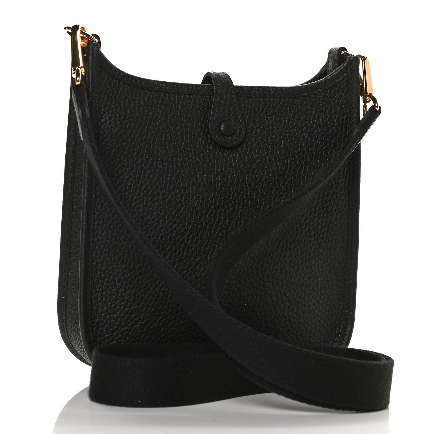 Hermes Taurillon Clemence Evelyne TPM Black 2 of 11