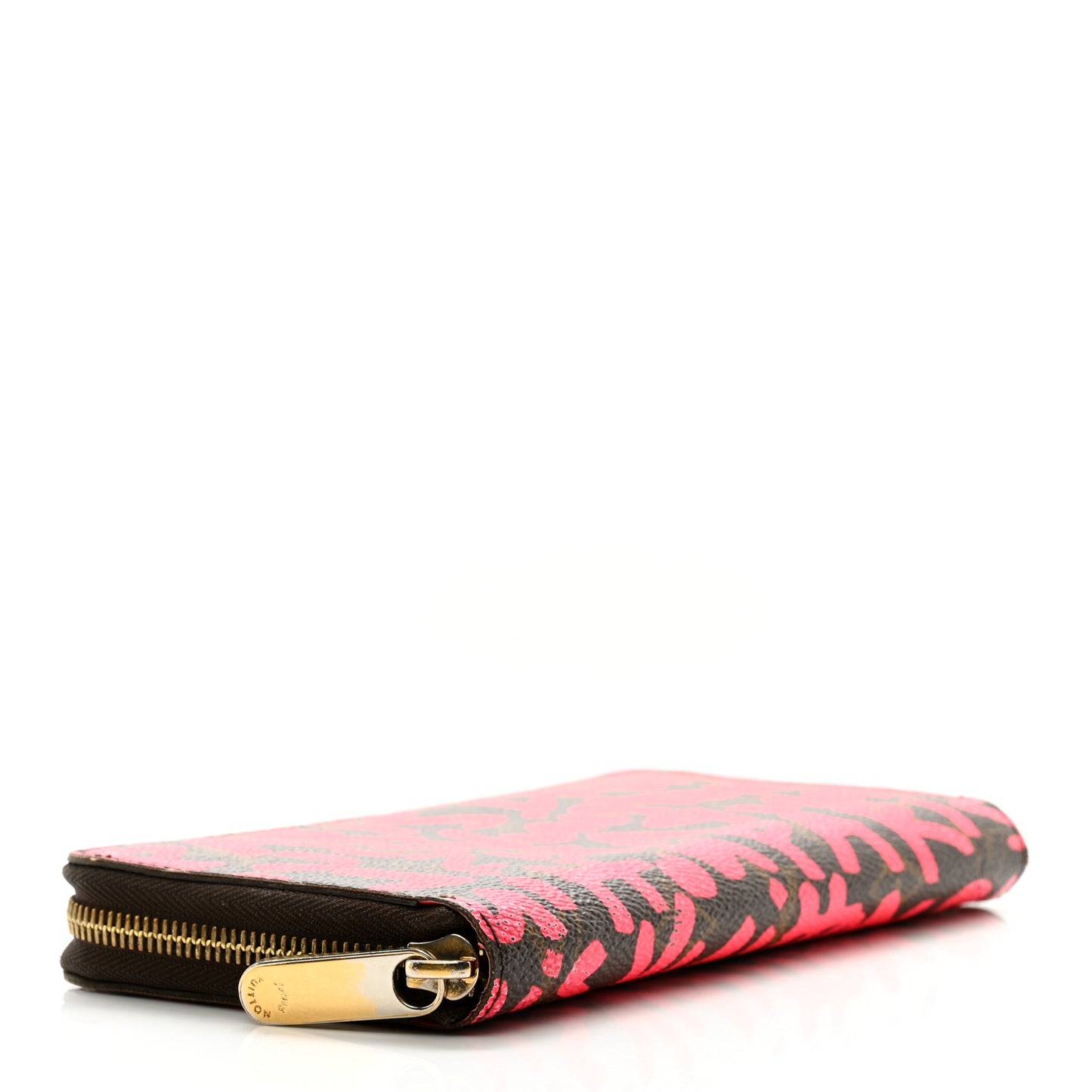 Monogram Graffiti Zippy Wallet Fuchsia
