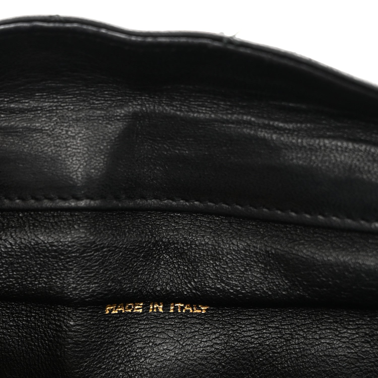 Chanel Lambskin Quilted Shoulder Bag Black 6 of 10