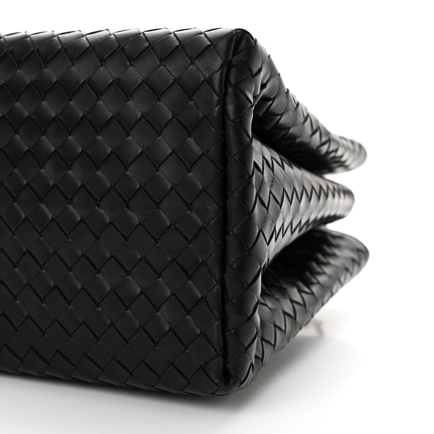 Bottega Veneta Light Calf Intrecciato Small Roma Black 9 of 10