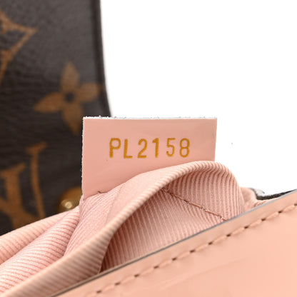 Louis Vuitton Patent Calfskin Monogram Cherrywood BB Rose Ballerine 7 of 17